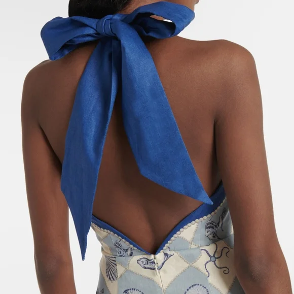 Alemais Pia printed linen minidress - Picture 5 of 13